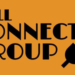 Fall Connect Group logo with orange background and black text featuring a disconnected plug symbol.